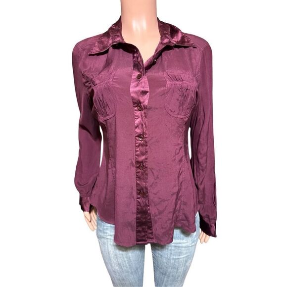 Pulp women's long sleeve button up shirt M - Picture 4 of 7